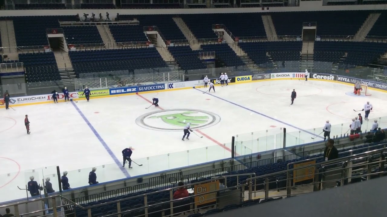Team USA WC 2014  Morning Skate Practice Drill#2