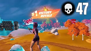 47 Elimination Solo vs Squads Win (Fortnite Chapter 4 Season 2)