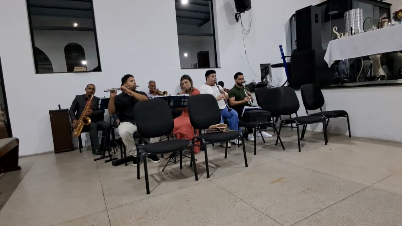 CULTO DE SANTA CEIA DO SENHOR DA AD BRÁS ITAPEVA SP. DO DIA 14.02.2026.BANDA SINFÔNICA 