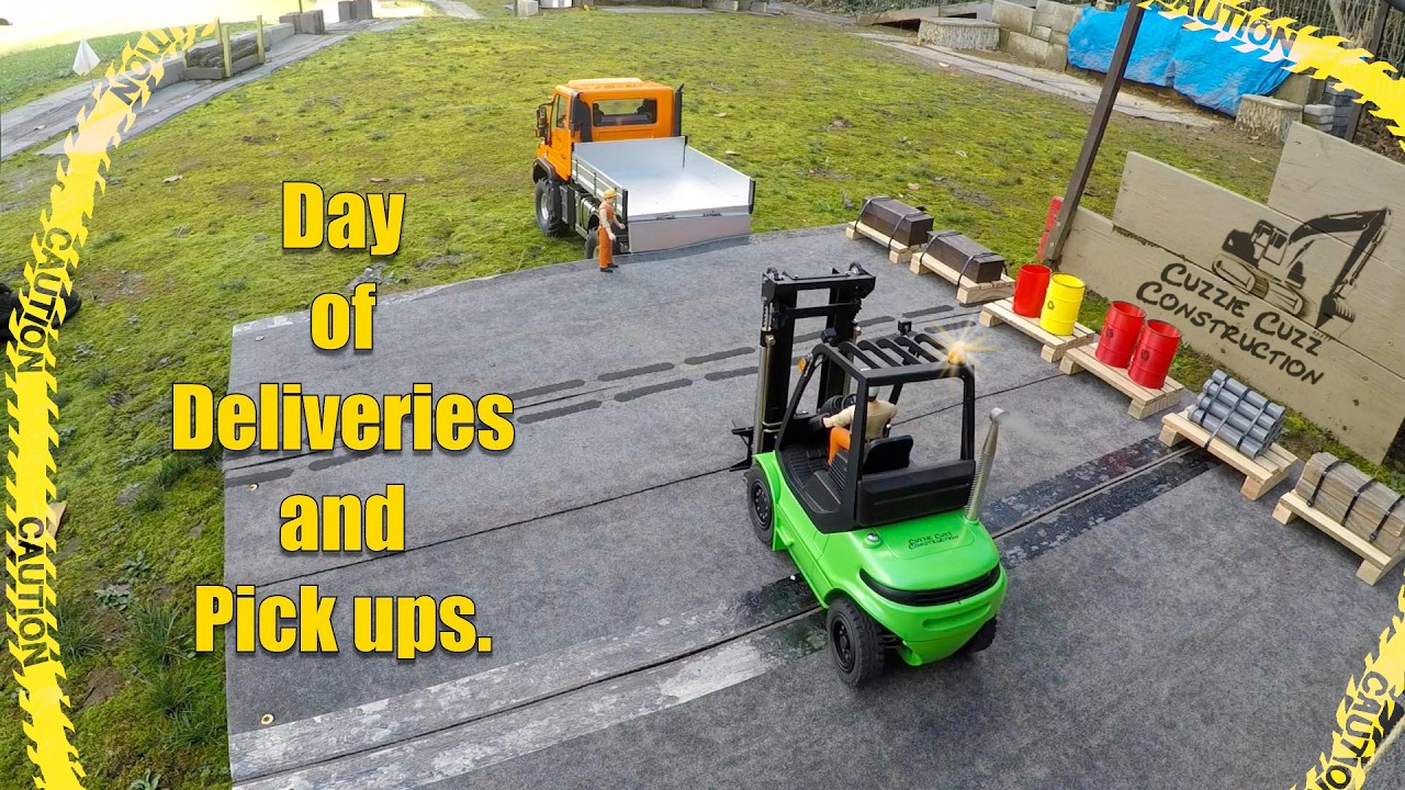 After using the cheap forklift toy, i needed to compare it with my hydraulic Lesu model. RC Fun..