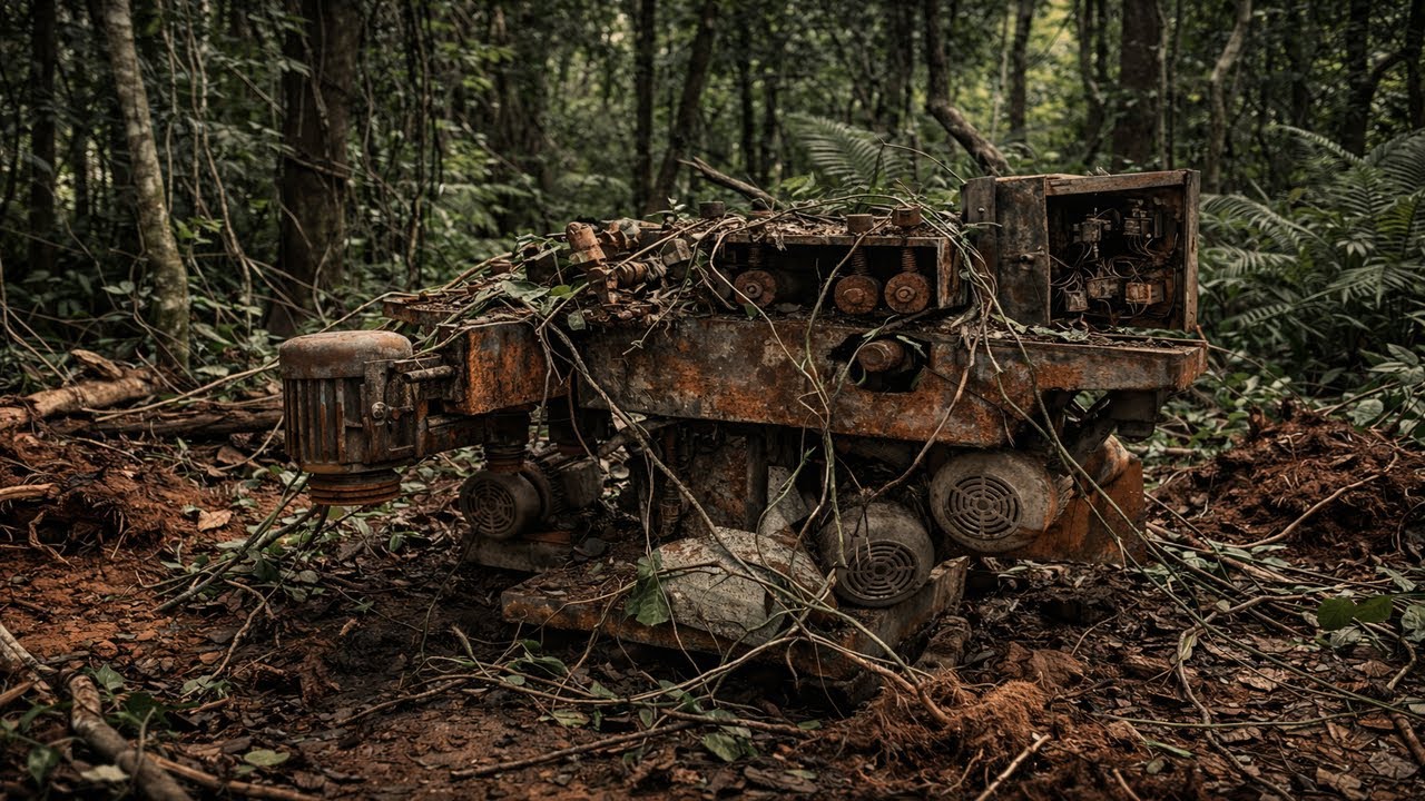 This Giant Machine Was Left to Rot for Decades – What They Found Inside Is Shocking