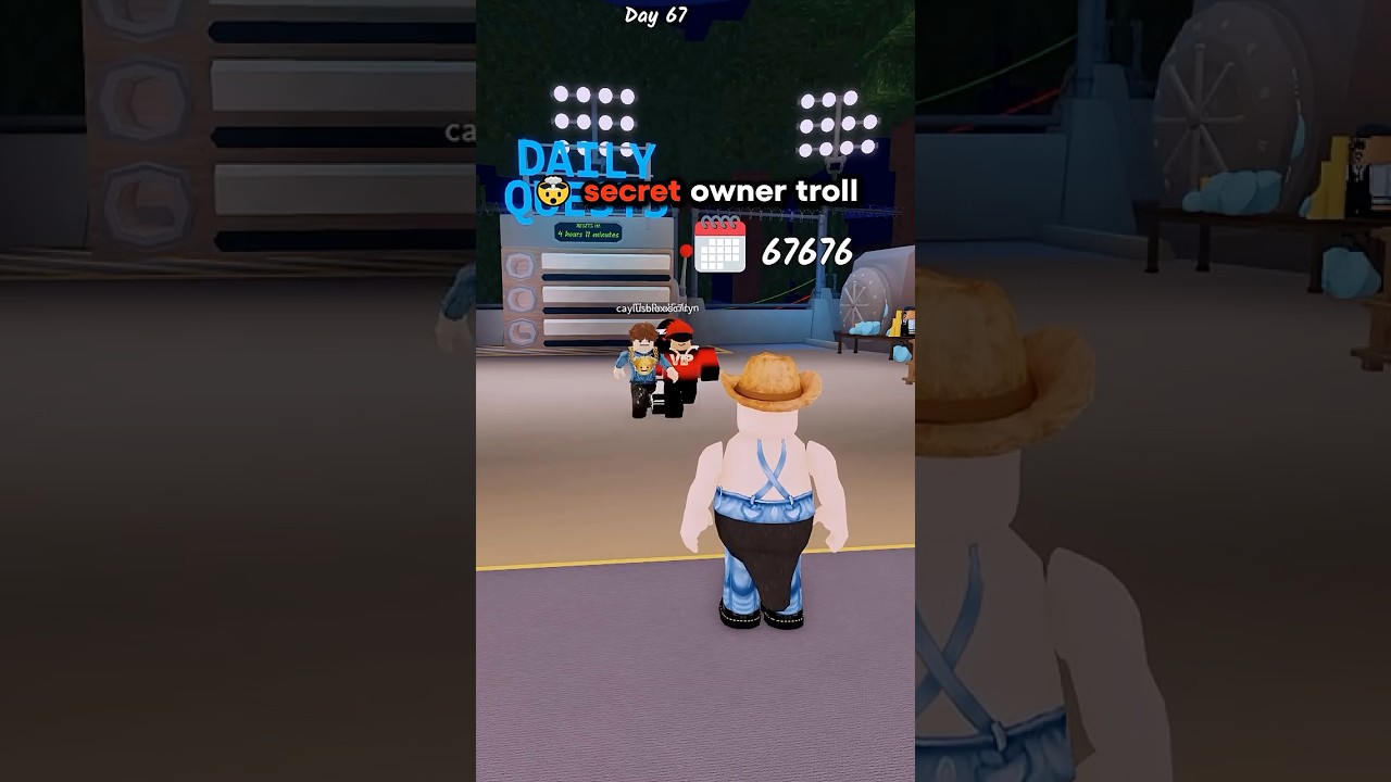 🤯 secret owner troll in 99 nights #99nightintheforest #roblox