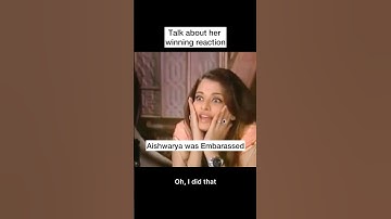 Aishwarya Rai was embarrassed to see her Miss World winning reaction🤭🫣😱