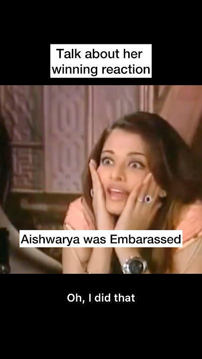 Aishwarya Rai was embarrassed to see her Miss World winning reaction🤭🫣😱