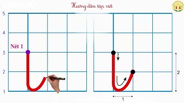 Hướng dẫn viết nét móc ngược/Hướng dẫn viết các nét cơ bản/Hướng dẫn tập viết/Bé Tài Năng Định Công