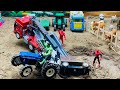 Diy mini tractor trolley sand loading Accident science project | Diy tractor | @MiniCreativeFarm9