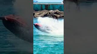 Jet ski goes air￼borne at Haulover Inlet