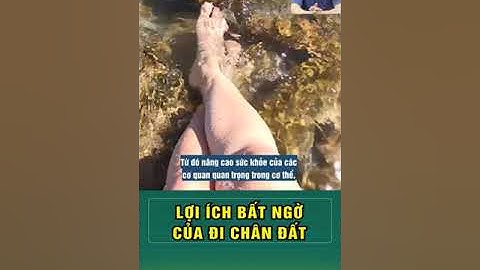 LỢI ÍCH Bất Ngờ Của Việc Đi CHÂN ĐẤT.   KHÔNG NÓI ĐỐ AI BIẾT
