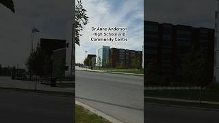 We passed by at Dr. Anne Anderson High School and Community Centre.#nocopyright #highschool