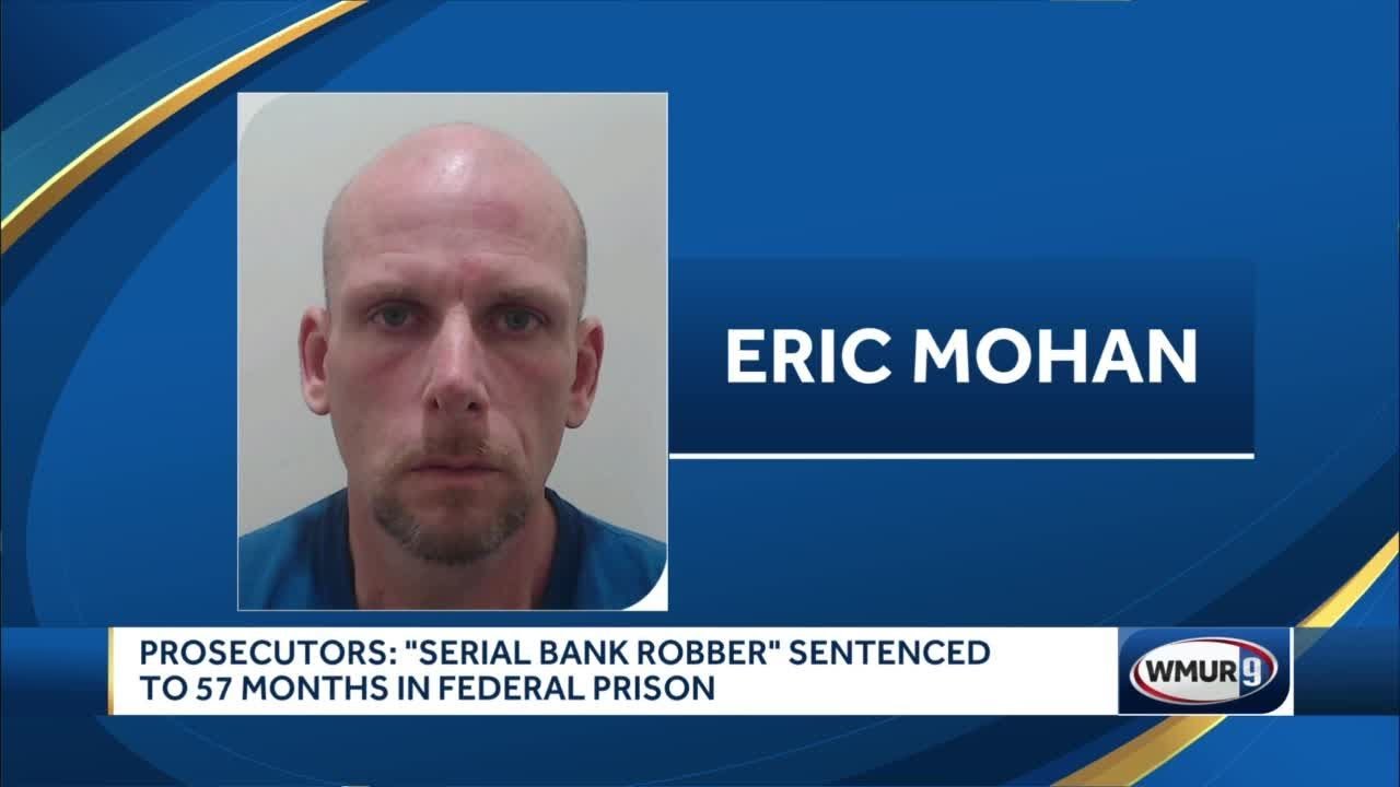 Prosecutors: 'Serial bank robber' sentenced to 57 months in federal prison