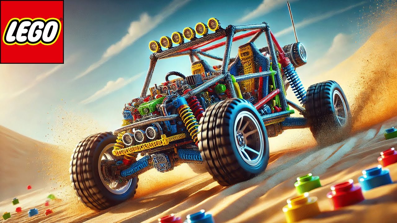 Может ли эта машинка LEGO ездить по песку?