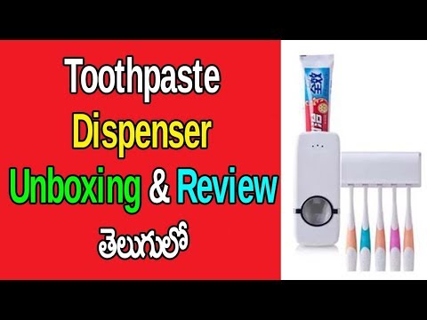 touch-me-automatic-toothpaste-dispenser-unboxing-and-review-|-telugu-tech-trends