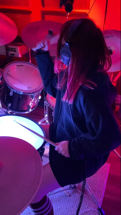 Astronaut in the Ocean with a GIRL DRUMMER #shorts