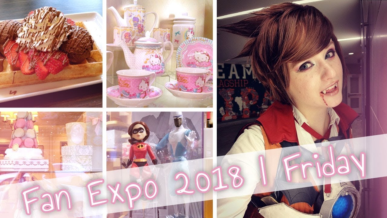 Epic Shopping Spree & Meeting Mercy! Fan Expo Vancouver 2018 - Friday | AnyaPanda Vlogs