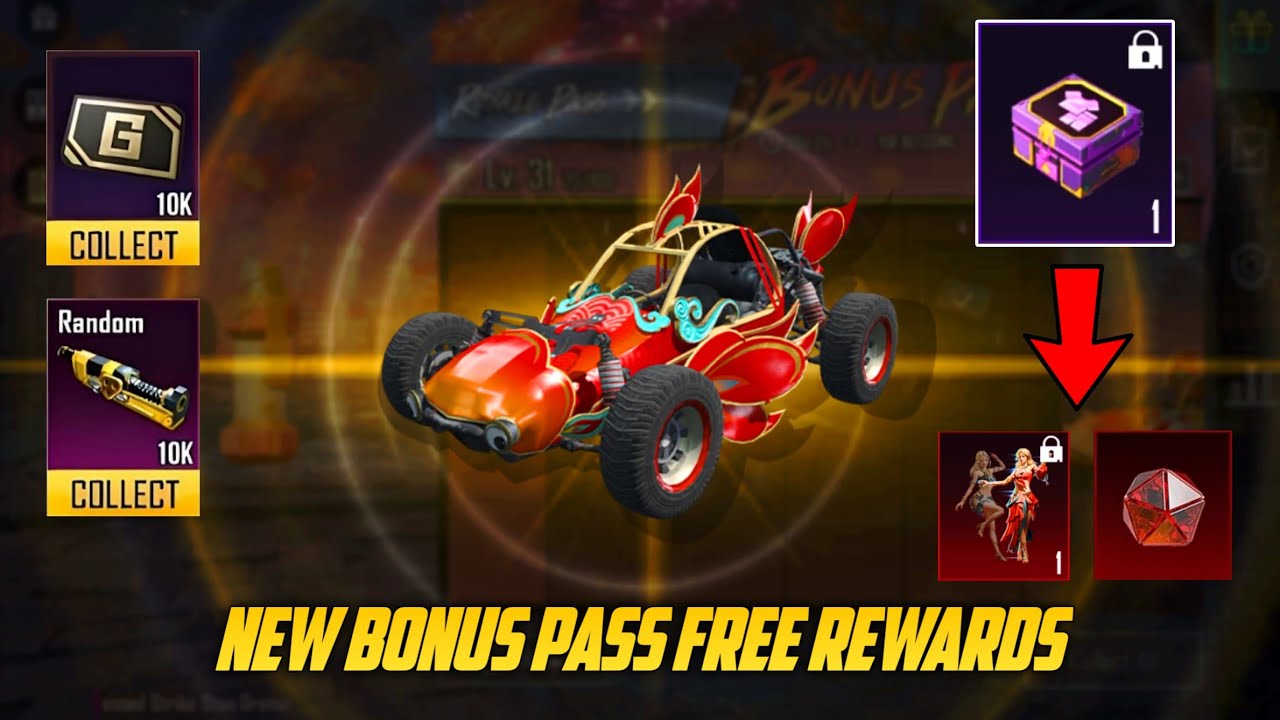 Bonus Pass Free Rewards | Purchase For 315 UC New Bonus Pass | Almost Free Buggy And AWM Skin