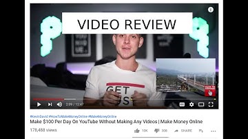 Video Review: Make $100 Per Day On YouTube Without Making Any Videos | Make Money Online