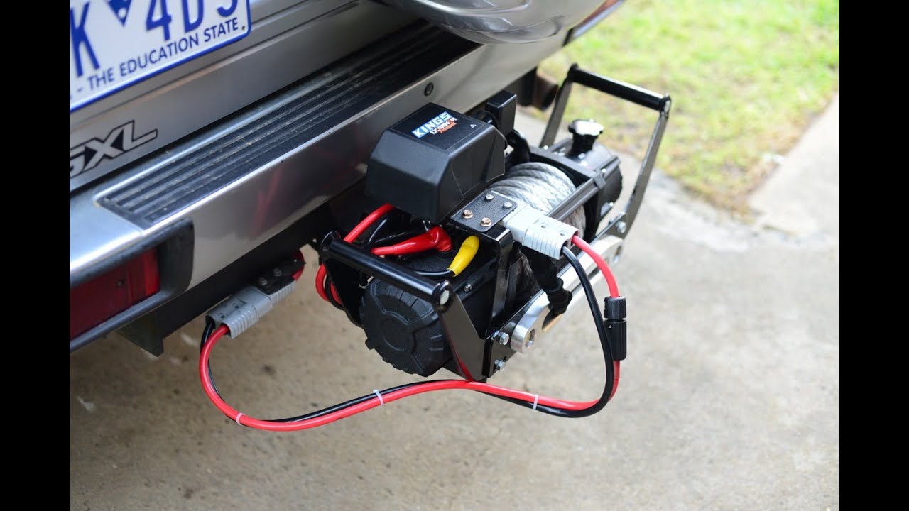 Removable HitchMounted Winch for Toyota Prado YouTube