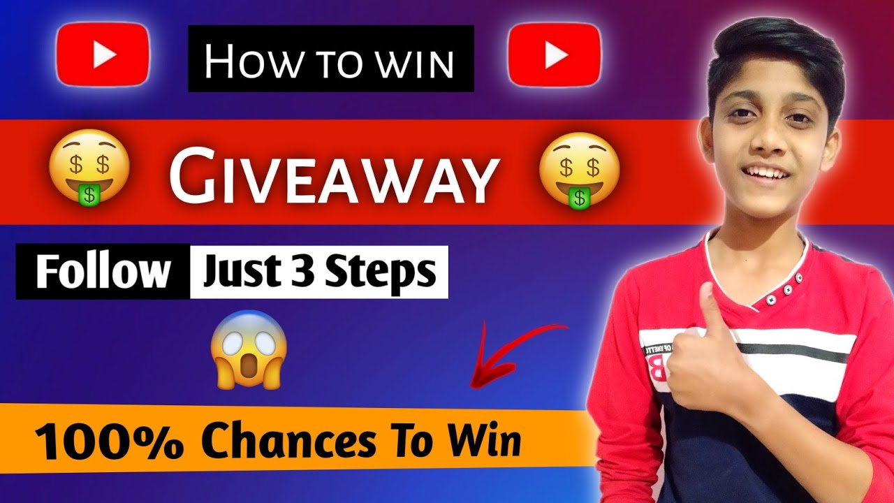 How to Win Any Giveaway on YouTube | 100% Working Trick | Win any Giveaway