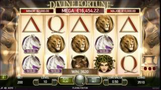 Divine Fortune slots machine demo - wild session big win - fun play -netent screenshot 2