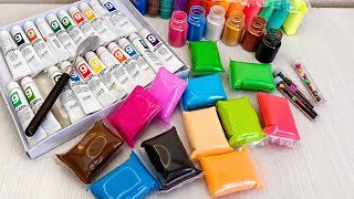Satisfying Super Clay Unboxing & Perfect Color Mixing #art