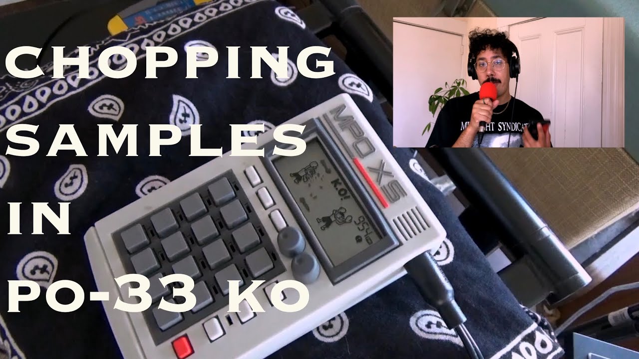 Chopping Samples in PO-33 KO! Lofi boom bap tutorial