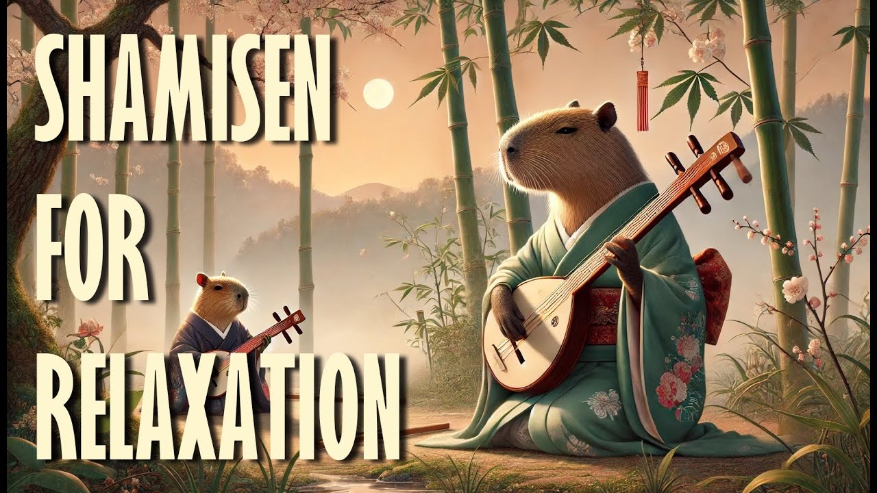 Shamisen (三味線) X Chill Beats 🎶 Forest Vibes 🌿 | Relaxing Music for Focus & Study 🦦🌸