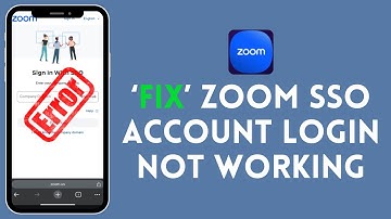 How to Fix Zoom SSO Account Login Not Working 2024?
