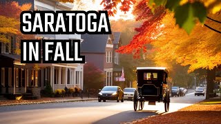 Driving Tour Saratoga Springs NY in the Early Fall