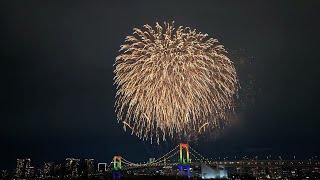 4K・ Tokyo Odaiba fireworks and Christmas lights walk 2023・4K HDR