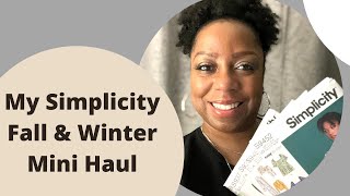 My Simplicity Fall & Winter Mini Haul