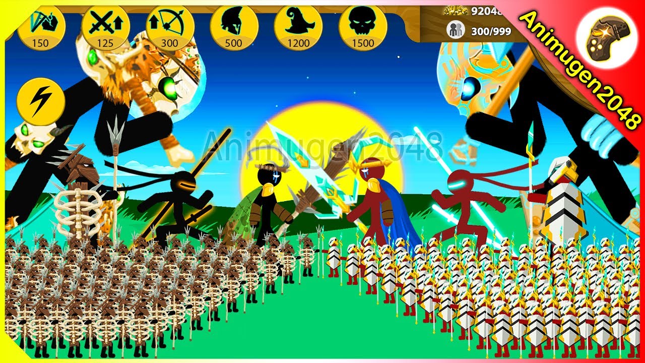 CUSTOM MODE: NEW Summon Ribatos vs Technoids XIPHOS vs FINAL BOSS | Stick War Legacy | Animugen2048