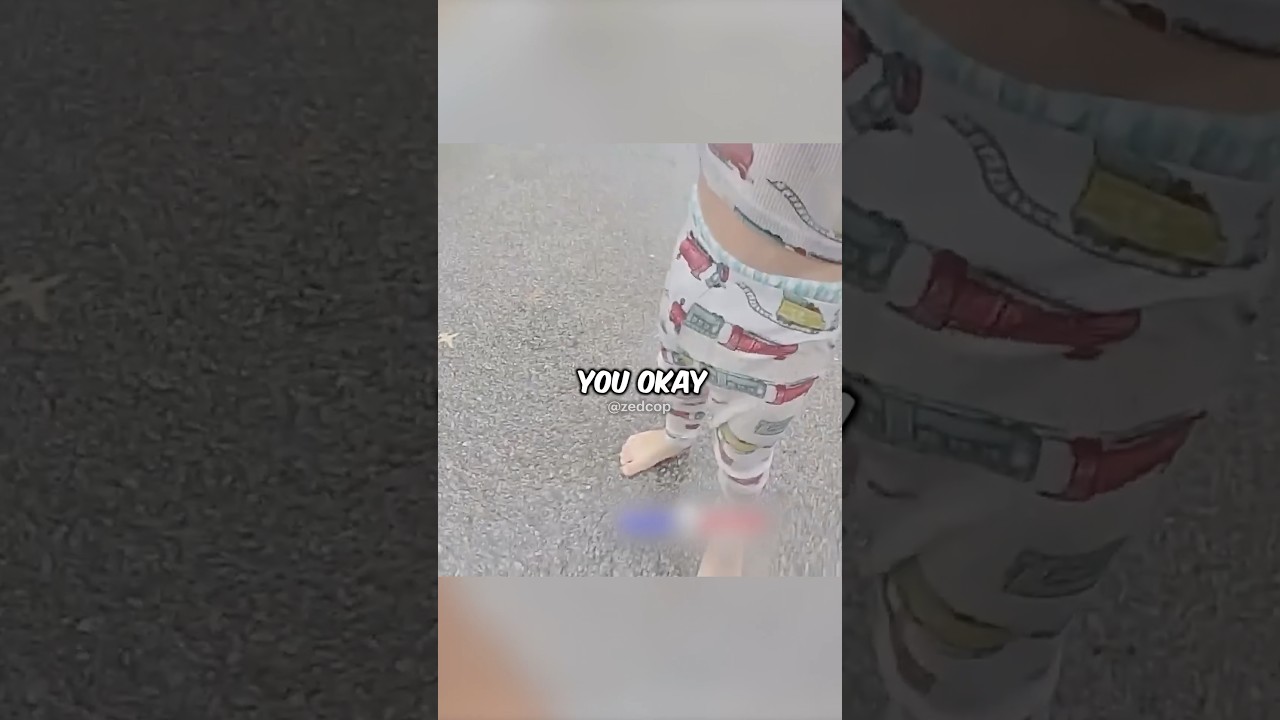 Cop Rescues Baby From Drowning😮🥺