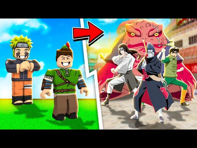CONSEGUI UM EXÉRCITO DE NINJAS LUTEI COM PAIN NO ROBLOX!! (Naruto