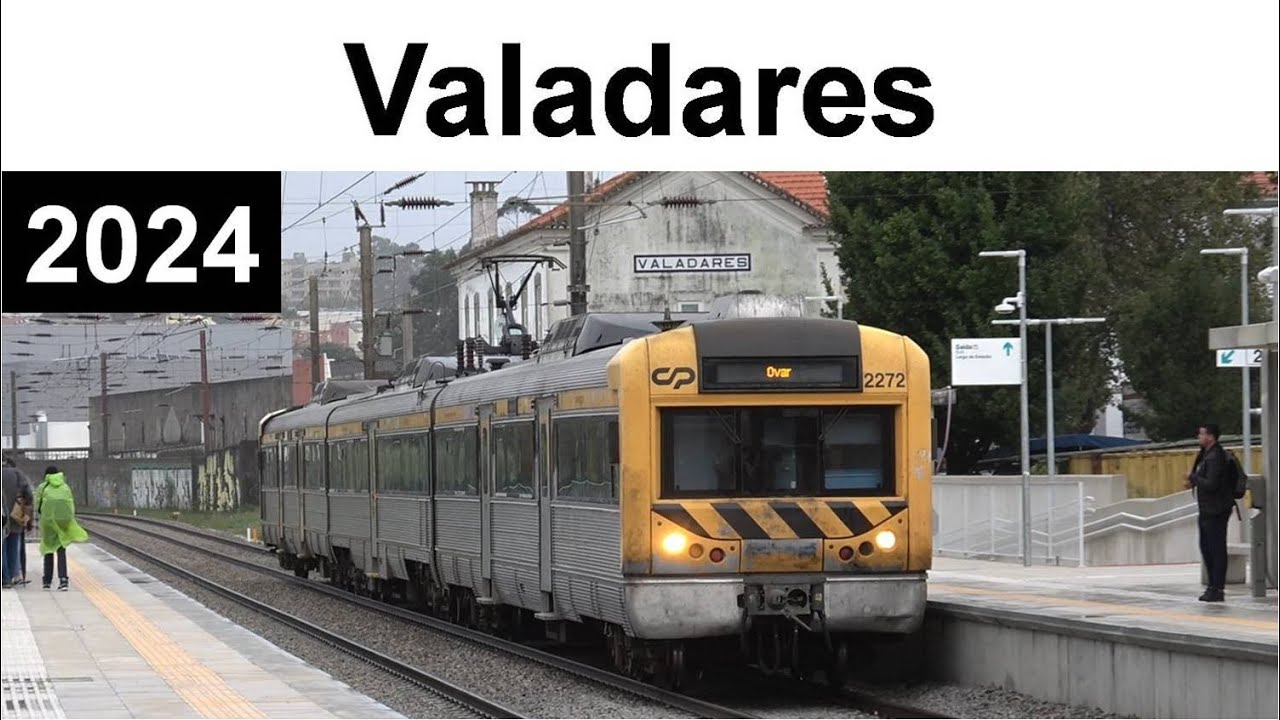 Estação de Valadares - Comboios de Portugal & MEDWAY Trains
