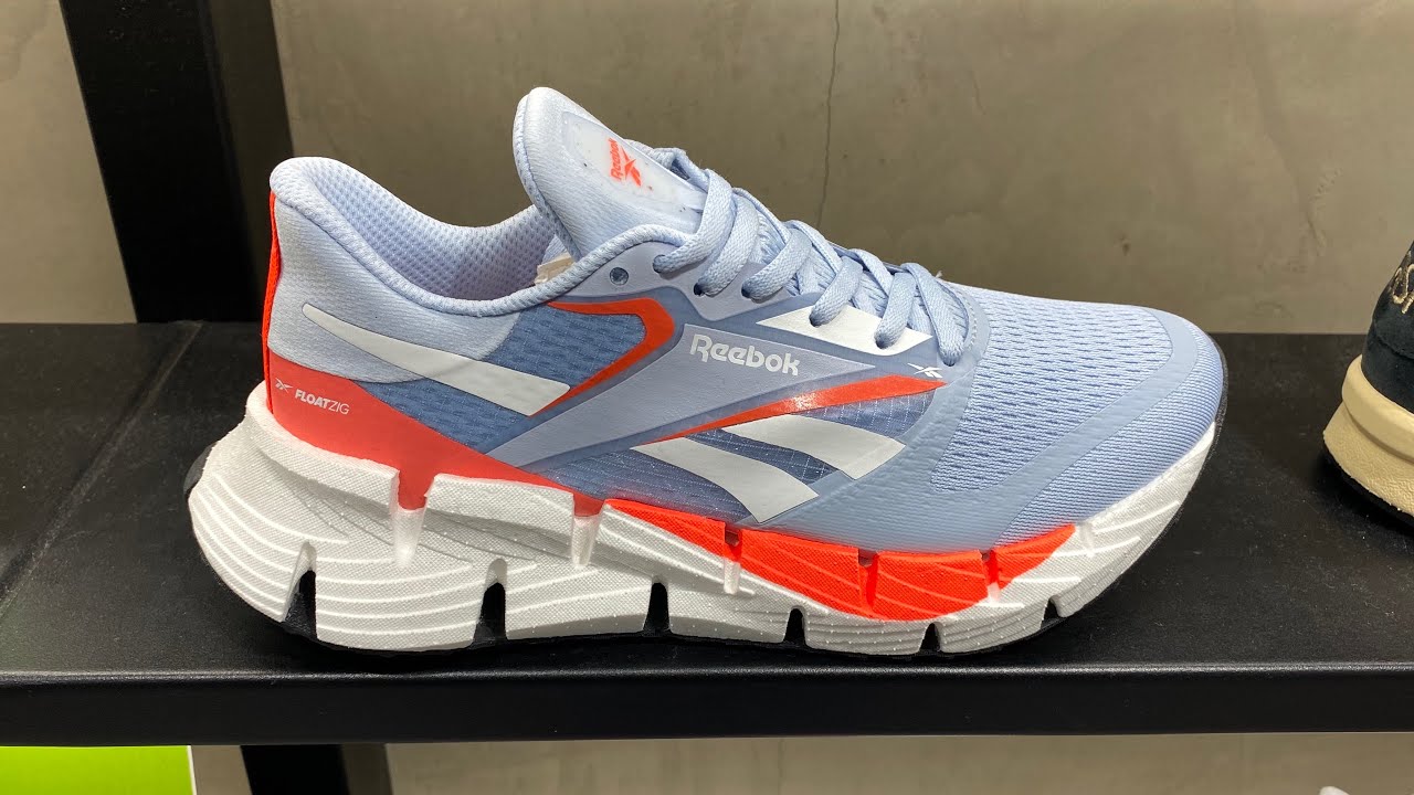 Reebok Floatzig 1 (Pale Blue/Footwear White/Orange Flare) - Style
