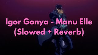 Igor Gonya - Manu Elle (Slowed   Reverb)