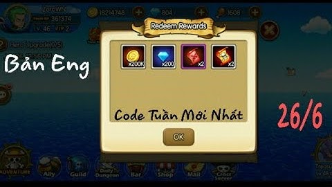 [Kho Báu Huyền Thoại] Code Bản Eng Mới Nhất_ZoroGaming