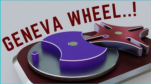 How Geneva Wheel Works..? 🤩🤩 | Geneva Mechanism Working Animation..!