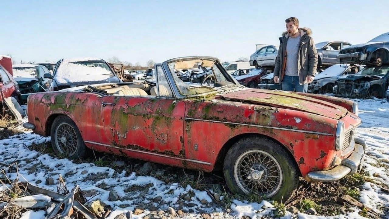 ASMR Car Restoration: 1962 Fiat 1200 Cabriolet | Rusted Barn Find to Showroom Classic | Satisfaction