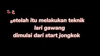 teknik lari gawang