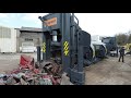 Lefort scrap shearbaler konkeror 1000t  machine walkaround