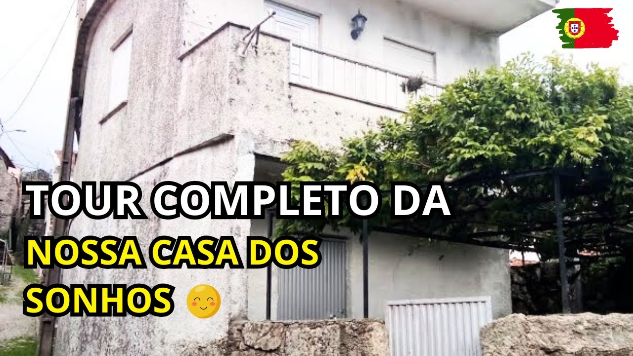 Compramos nossa casa por 40 mil euros | somos os ÚNICOS BRASILEIROS nesta aldeia + TOUR COMPLETO