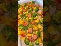 Holy Sheet Pan Dinner!🔥🤤 #food #sheetpandinner #recipe #subscribe #shorts #fyp #viral #foodie