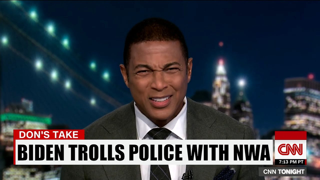 BIDEN TROLLS POLICE WITH NWA