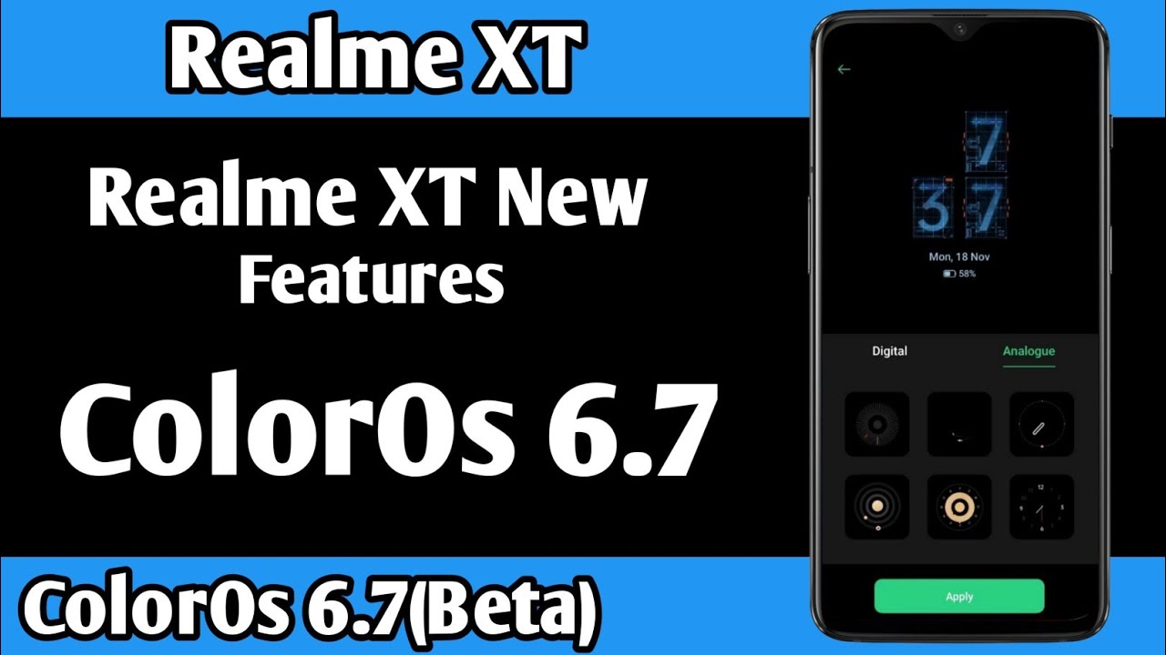 ColorOs 6.7 (Beta) Update on Realme XT | ColorOs 6.7 New Features