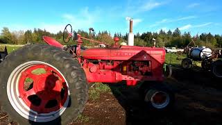 Farmall H 1941   First run after replacing the distributor