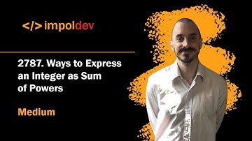Ways to Express an Integer as Sum of Powers | LeetCode 2787 - Python (3 Solutions)