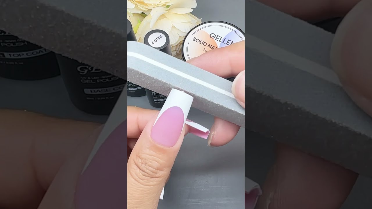 Nail Tutorial How To Apply Tips At Home Gellen Nailart Naildesigns Nailtech Gelnatips