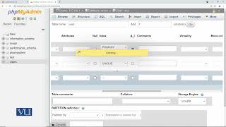 Example: database creation | Web Engineering | CS511_Topic121