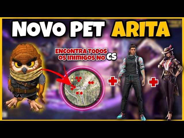 Free Fire: novo pet, Arita, chega sábado ao game, free fire